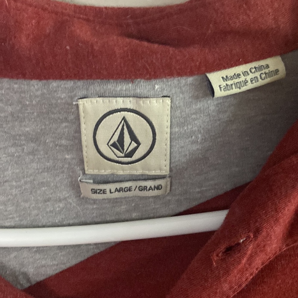 Rust Red Volcom Polo - Picture 3 of 3
